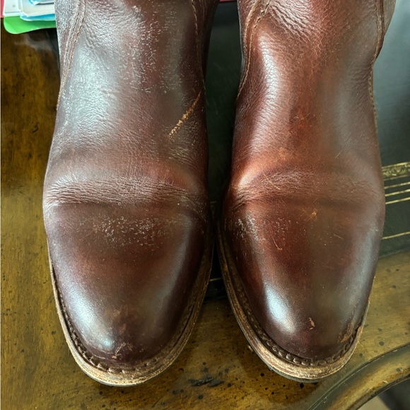 Frye Brown Leather Riding Boots - Picture 7 of 8